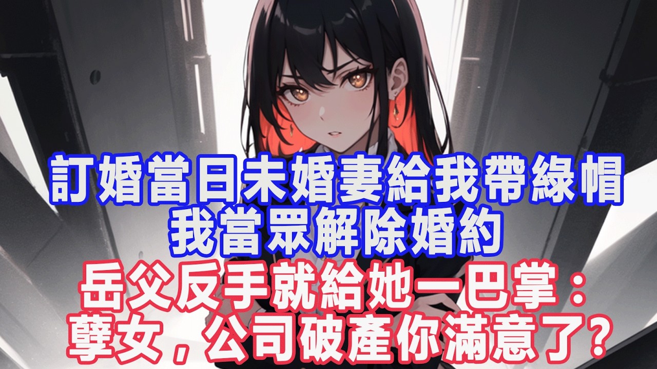 訂婚當日未婚妻給我帶綠帽，我當眾解除婚約，岳父反手就給她一巴掌:孽女,公司破產你滿意了？#出軌小說 #愛情故事 #白月光 #幸福人生#生活经验 #情感故事