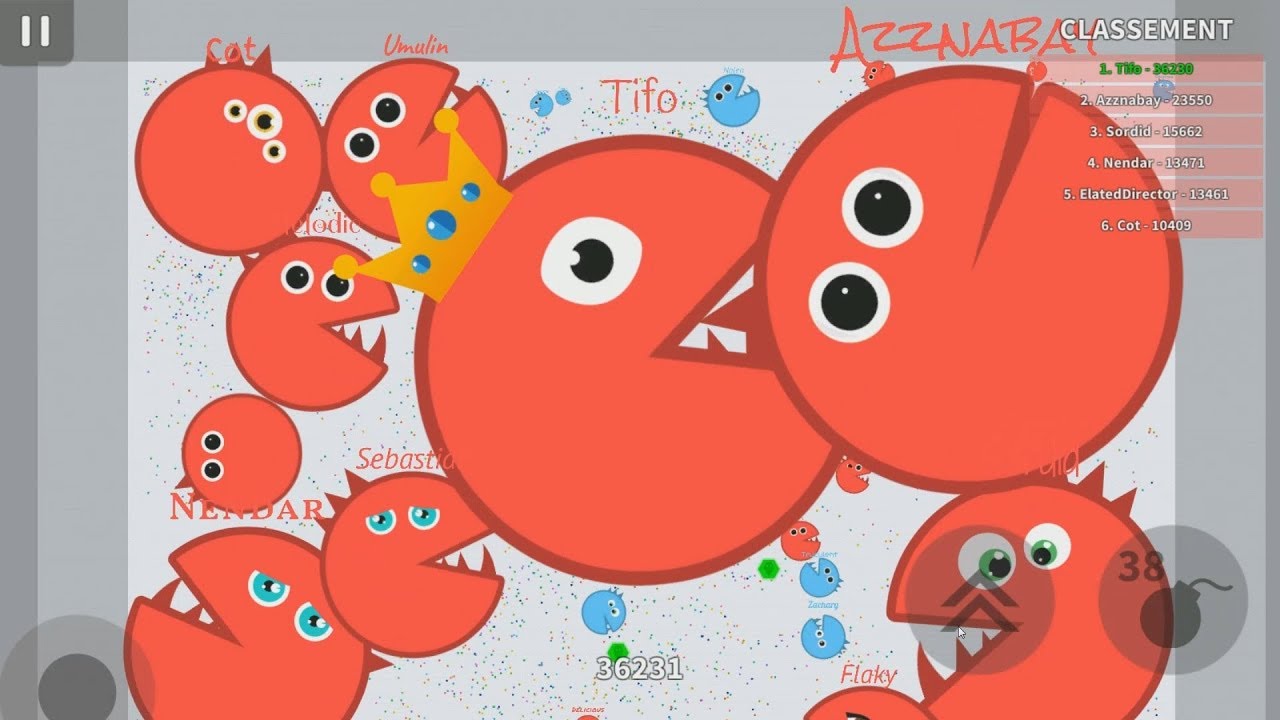 Soul.io (Pacman.io) Big Pac-MAn Map Control %100