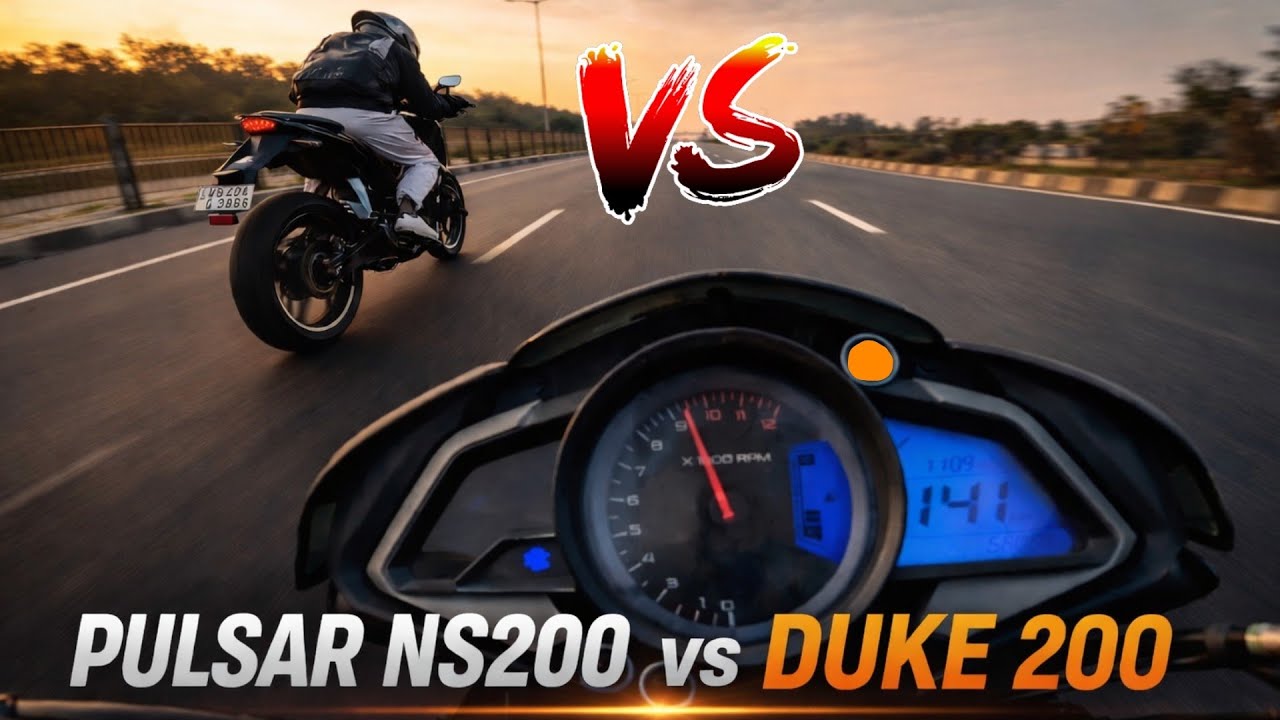 PULSAR NS200 vs KTM DUKE 200 Highway Race || Adrenaline Rush - Purana Din wapas Agaya🔥