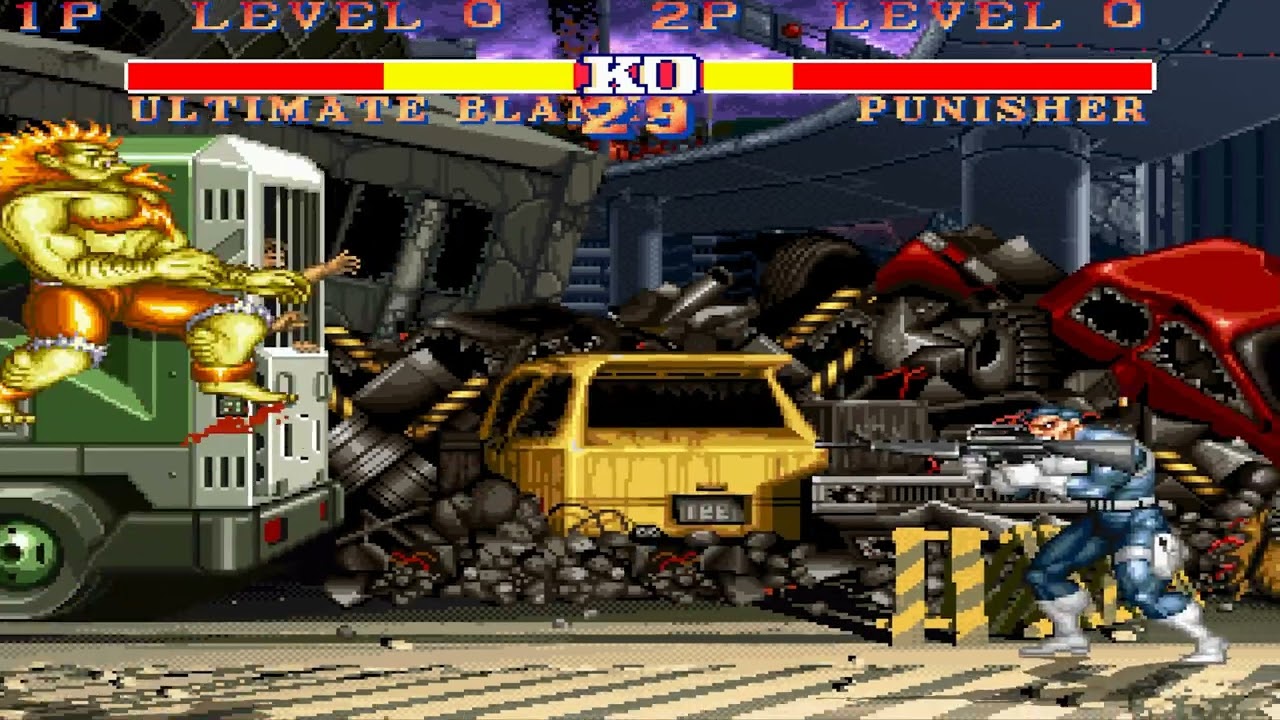 Blanka vs Punisher Shocking Fight - Street Fighter II