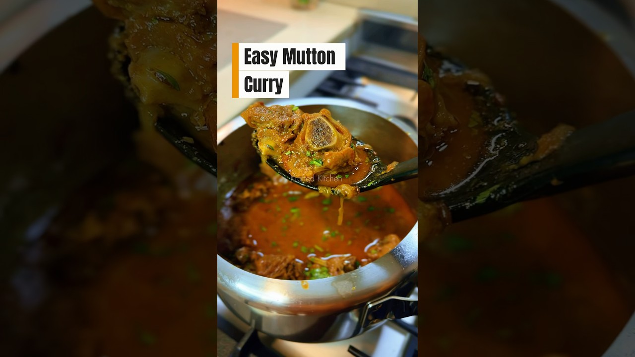 No Curd No Tomato Easy Mutton Salan for This Eid #shorts
