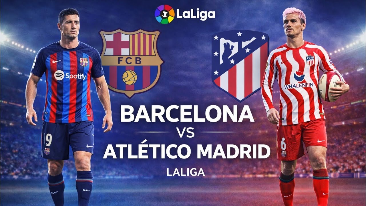 FC 24-  FC BARCELONA VS ATLETICO MADRID/ LALIGA CLASH.