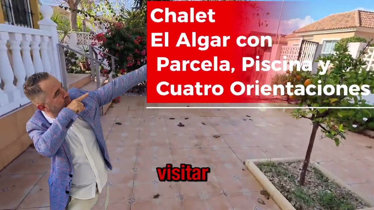 OPORTUNIDAD en El Algar, Cartagena 🇪🇸 Chalet Independiente con Parcela y Piscina por 183.000€