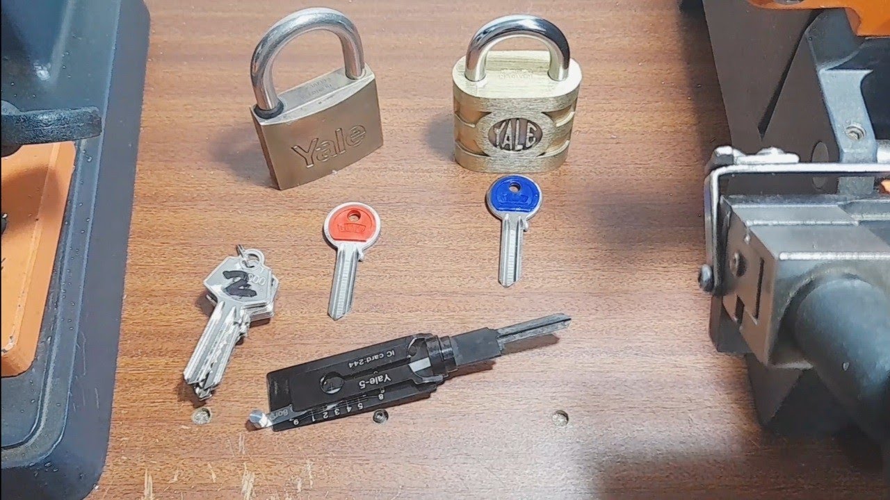 CÓMO HACERLE LA LLAVE A UN CANDADO YALE SIN DESARMARLO, LEYENDO ALTURAS CON LA 