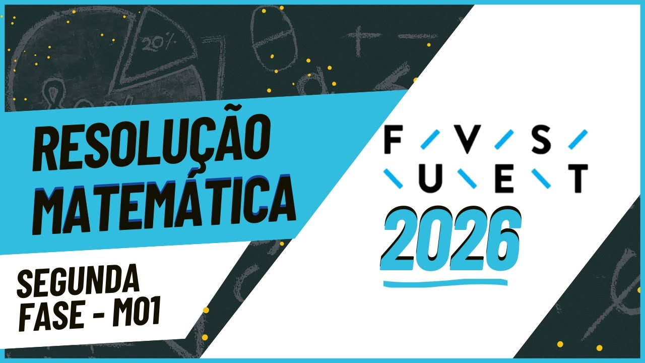 AQUECIMENTO 2ª FASE FUVEST 2026 🔥| resolução de questões discursivas | M01