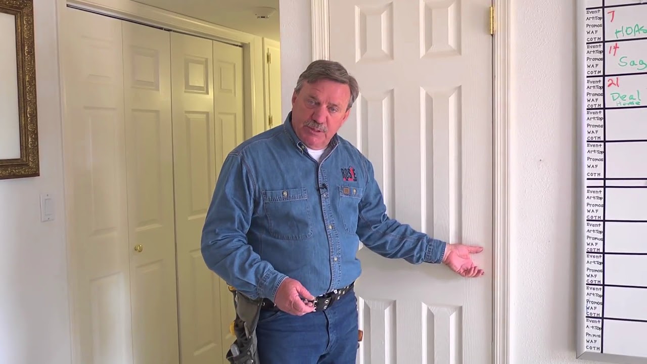 Fixing the Interior Door That Won't Stay Open/Closed