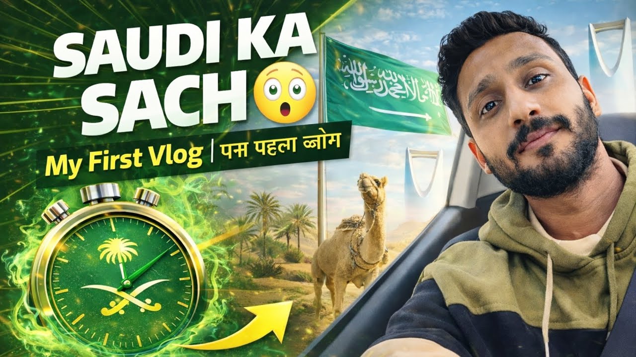 My First Vlog || Mera Pahela Vlog|| 😌 #saudivlog #india #saudiarabia #exploresaudi #viralvlog ||vlog