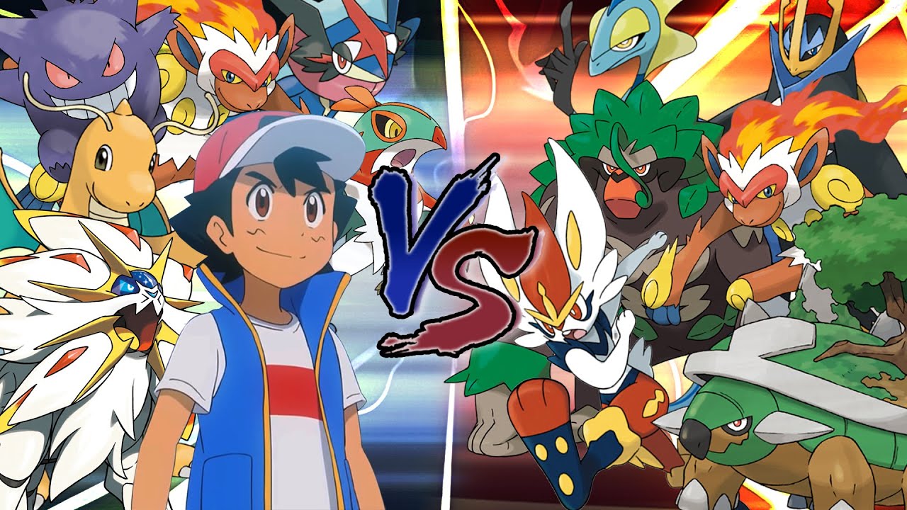 Starter Pok&eacute;mon Battle: ASH Vs SINNOH and GALAR STARTERS