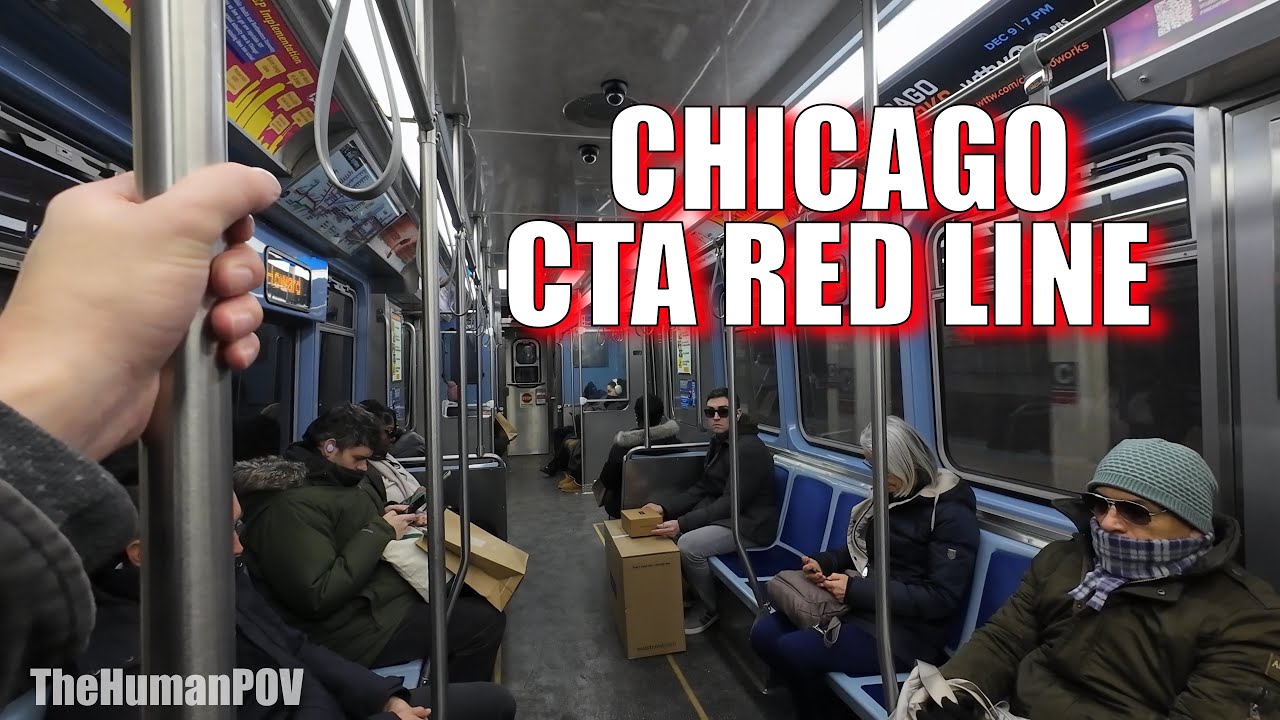 CTA Red Line Ride - Downtown Chicago to Uptown - December 2025 | 4K