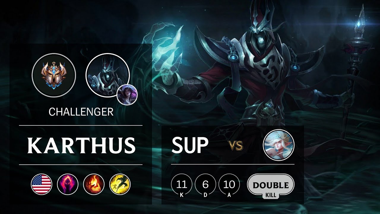 Karthus Support vs Janna - NA Challenger Patch 9.6