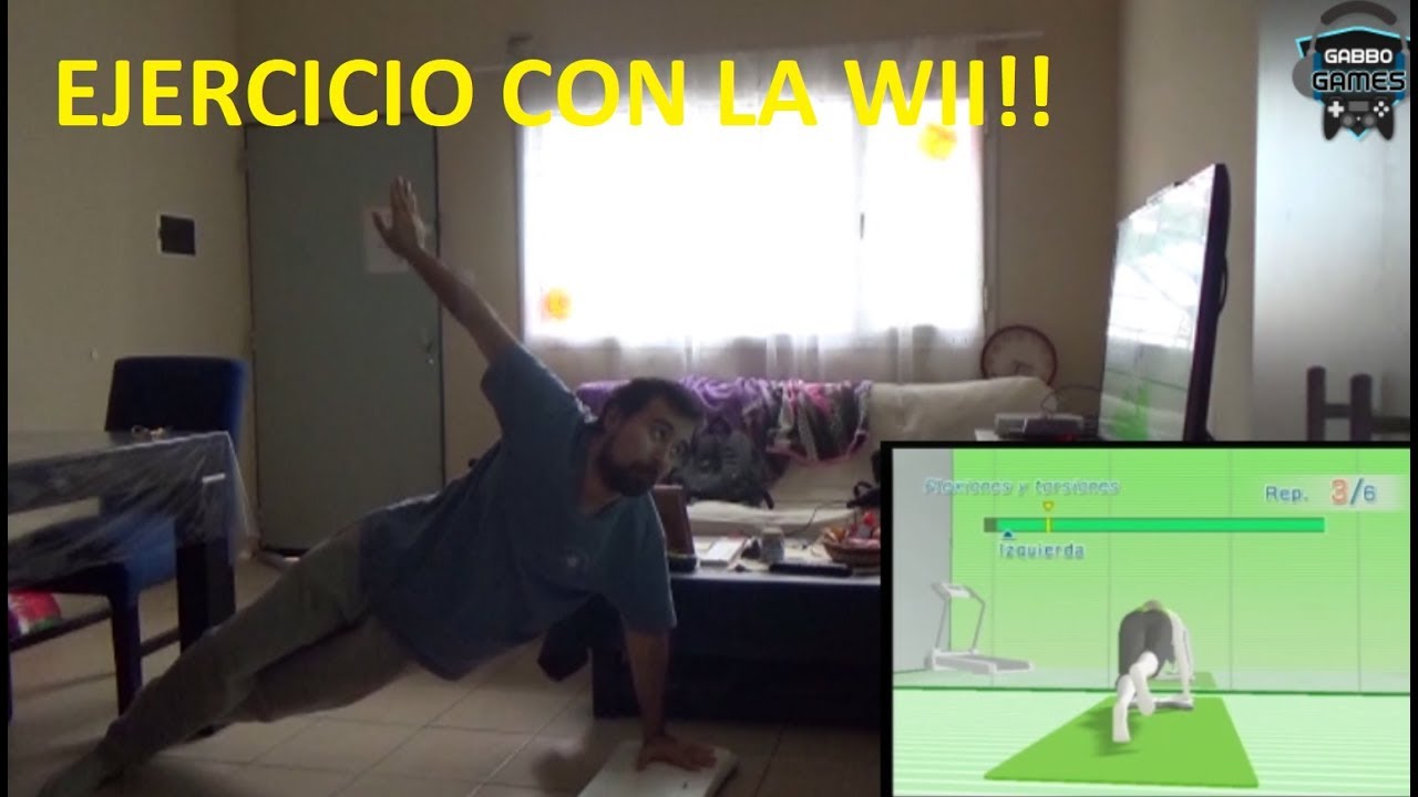 Haciendo ejercicio con la Wii