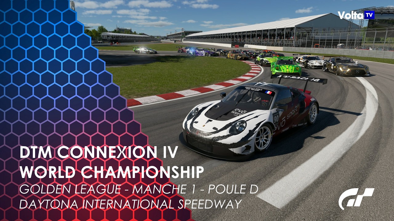 🏆 DTM Connexion VI - Golden League ▶️ Ligue D - Manche 1 🏁 Daytona International Speedway