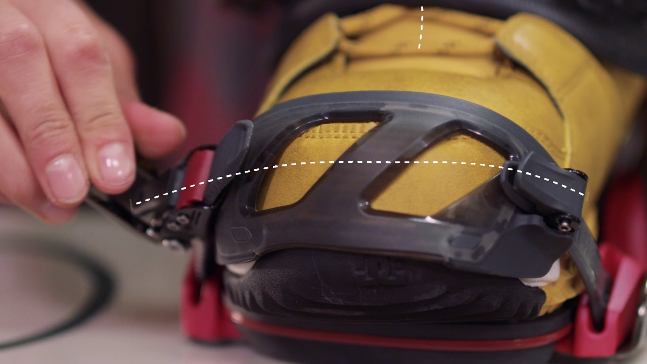How To Adjust Your Snowboard Bindings