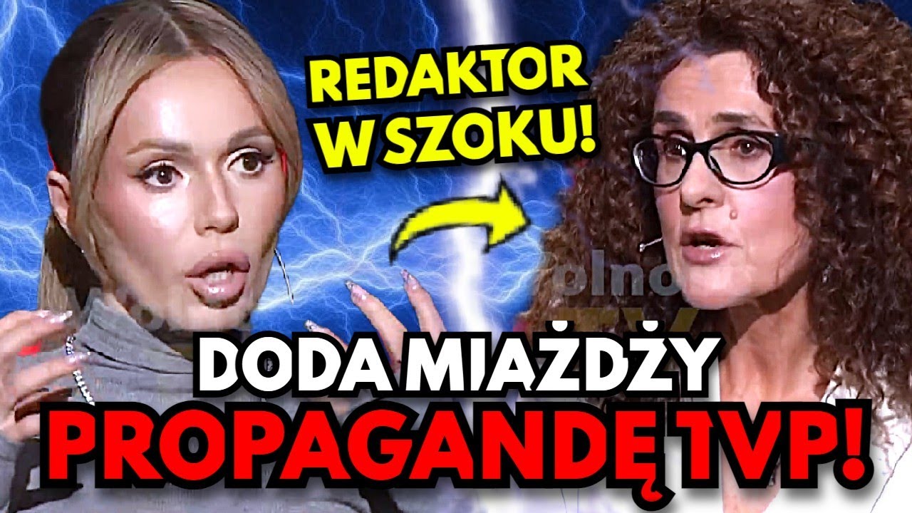 DODA NIE WYTRZYMAŁA I JEDZIE Z FUNKCJONARIUSZKĄ TVP PO CAŁOŚCI!