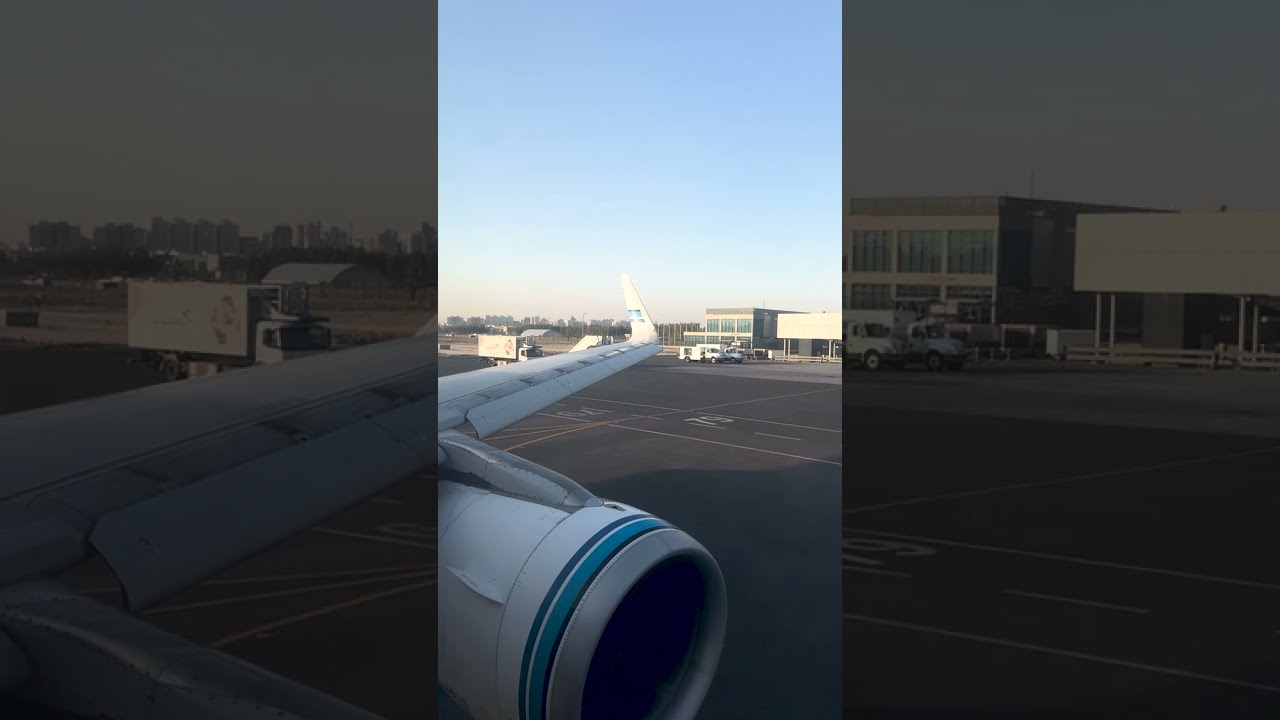 Takeoff from Kuwait Airport on Kuwait Airways A320 | Flight KU675 | Seat 2A Wing View