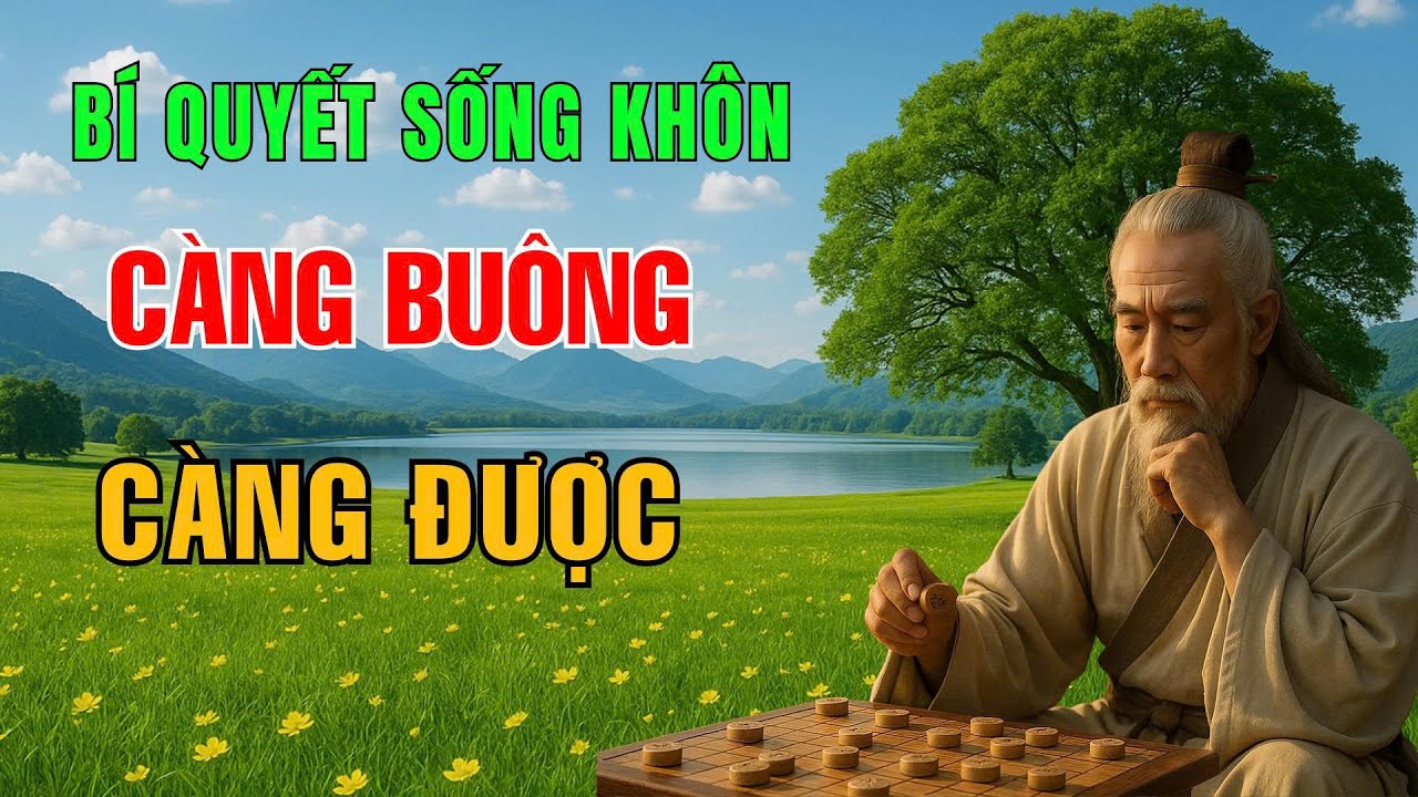 LỜI DẠY CỔ NHÂN | SỨC MẠNH CỦA SỰ BUÔNG BỎ, CÀNG BUÔNG CÀNG ĐƯỢC | TRIẾT LÝ CUỘC SỐNG