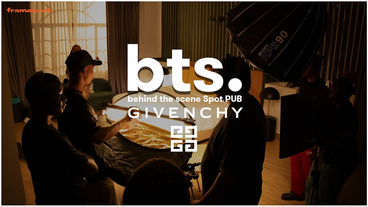bts#4 _ Commercial Advertising for GIVENCY  [behind the scene]