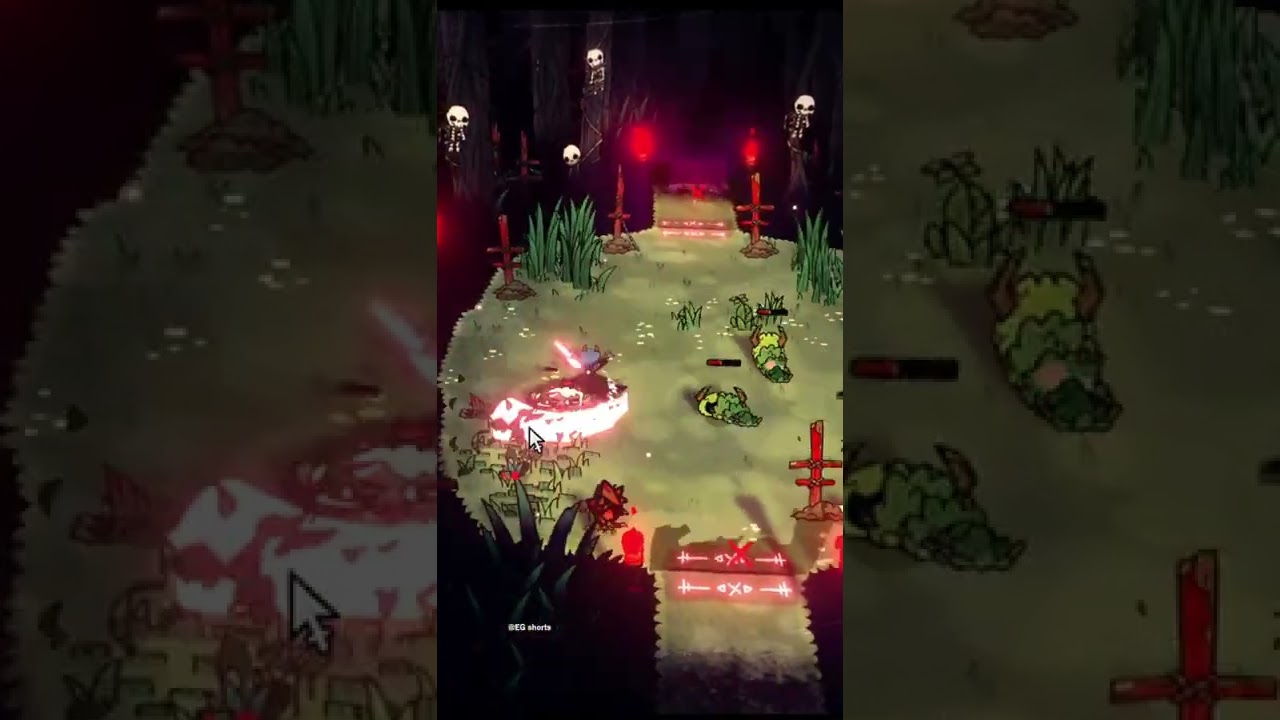 Cult of the Lamb combat is fast-paced & solid