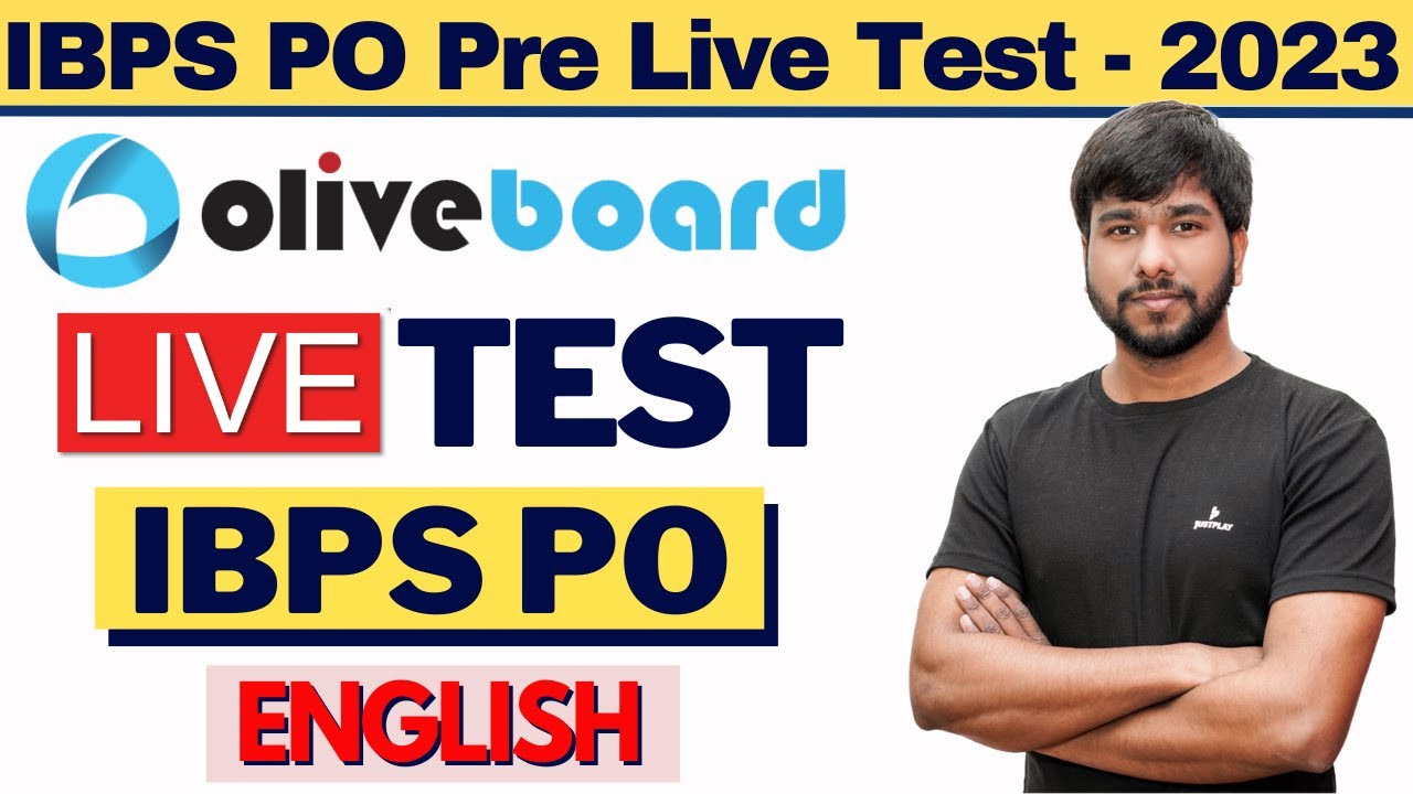 Oliveboard-IBPS PO LIVE TEST 2023 | Complete Solution | English by Varun Chitra | StudyQuick #ibpspo