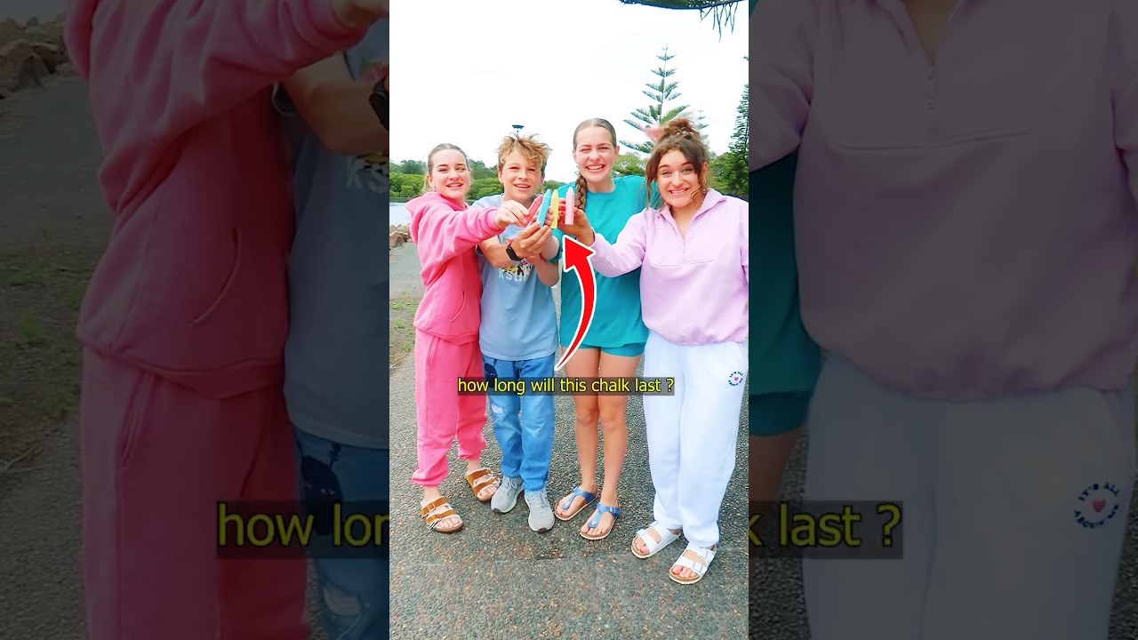 NEW RECORD! Who can draw the longest line with chalk? #norrisnuts