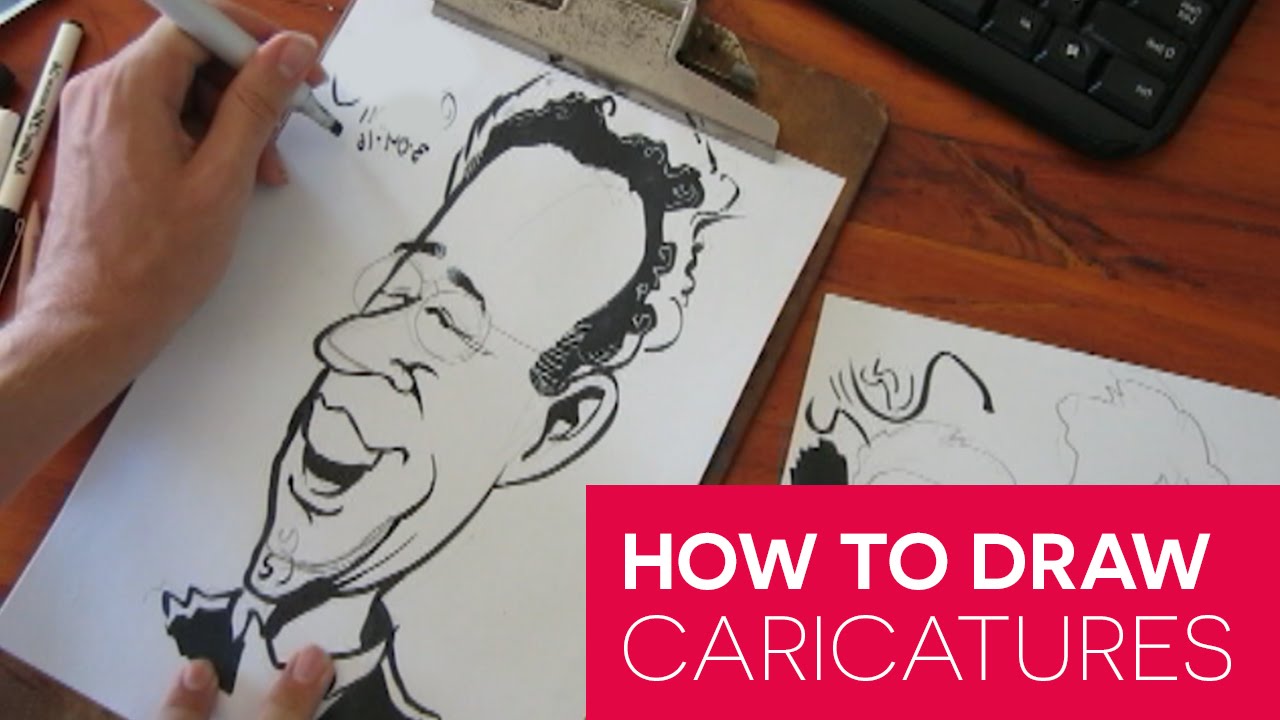 How To Draw Caricatures Live - Overview - Jerry Seinfeld