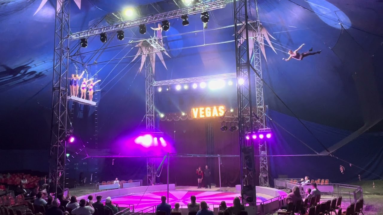 The Flying Comets Full Act at Circus Vegas Summer 2023