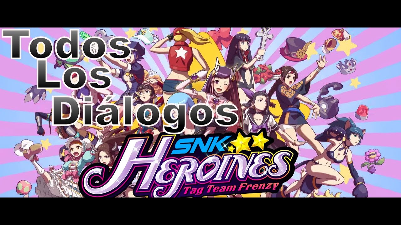 SNK Heroines Todos los Diálogos de Equipos.
