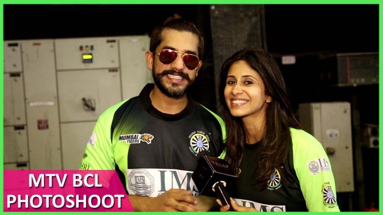 Kishwar Merchant, Suyyash Rai, Arjun Bijlani & Balraj Syal At Team Mumbai Tigers MTV BCL Photoshoot