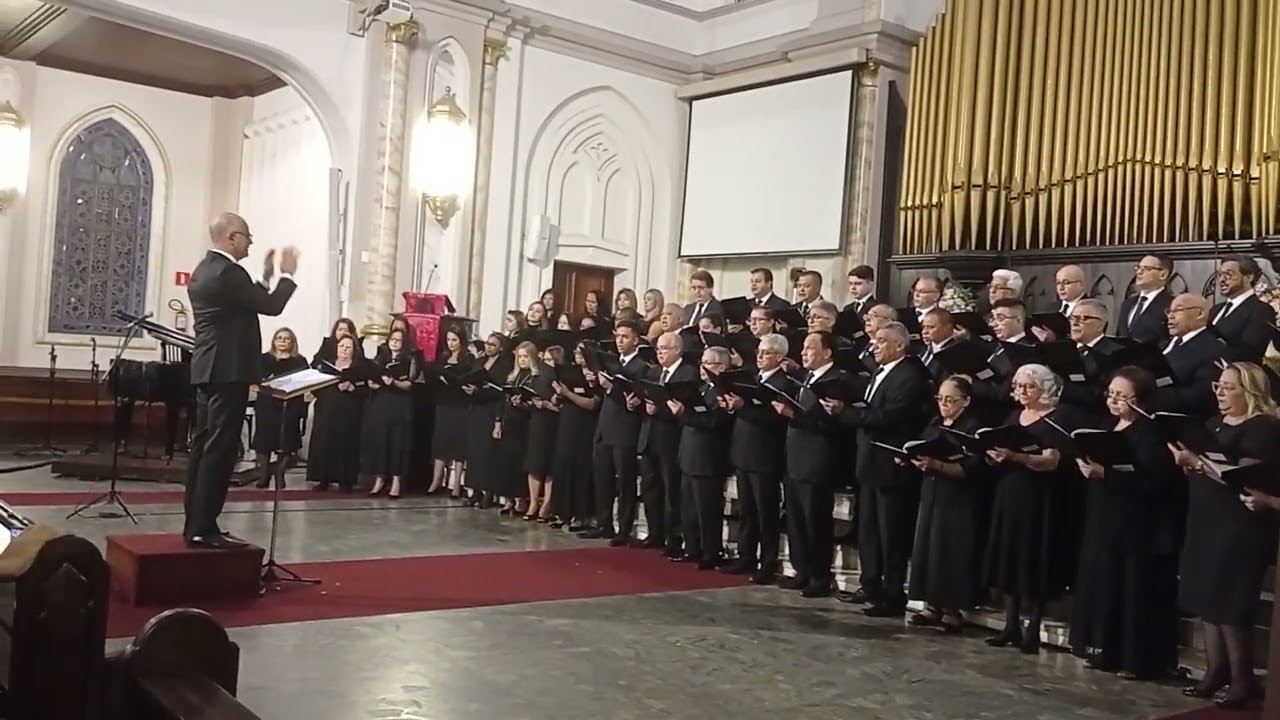 Pai Teu Povo Está Buscando (HUGH SHERLOCK/DAVID SCHWOEBEL) Coral Do Belém na Catedral Evangélica SP