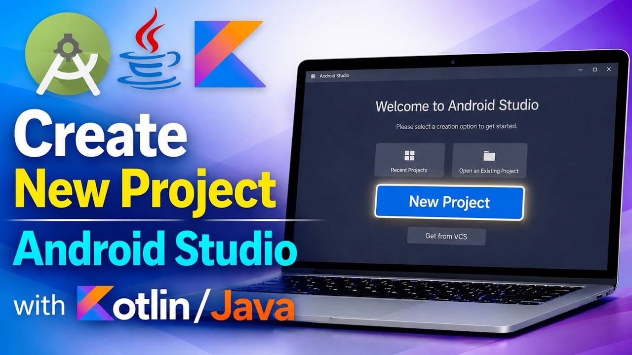 Как создать новый проект в Android Studio | Обновление Java/Kotlin 2026