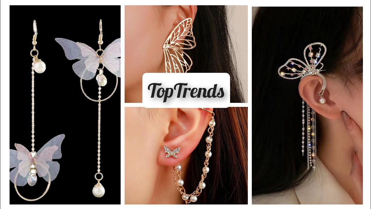Stylish beautiful earring designs for teenage girls/earrings available in daraz , amazon ,aliexpres.