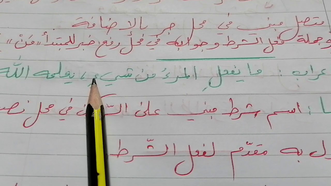 الصف الثامن: جزم المضارع (تصحيح الفرض) الثلاثاء ١٢-١-٢٠٢١