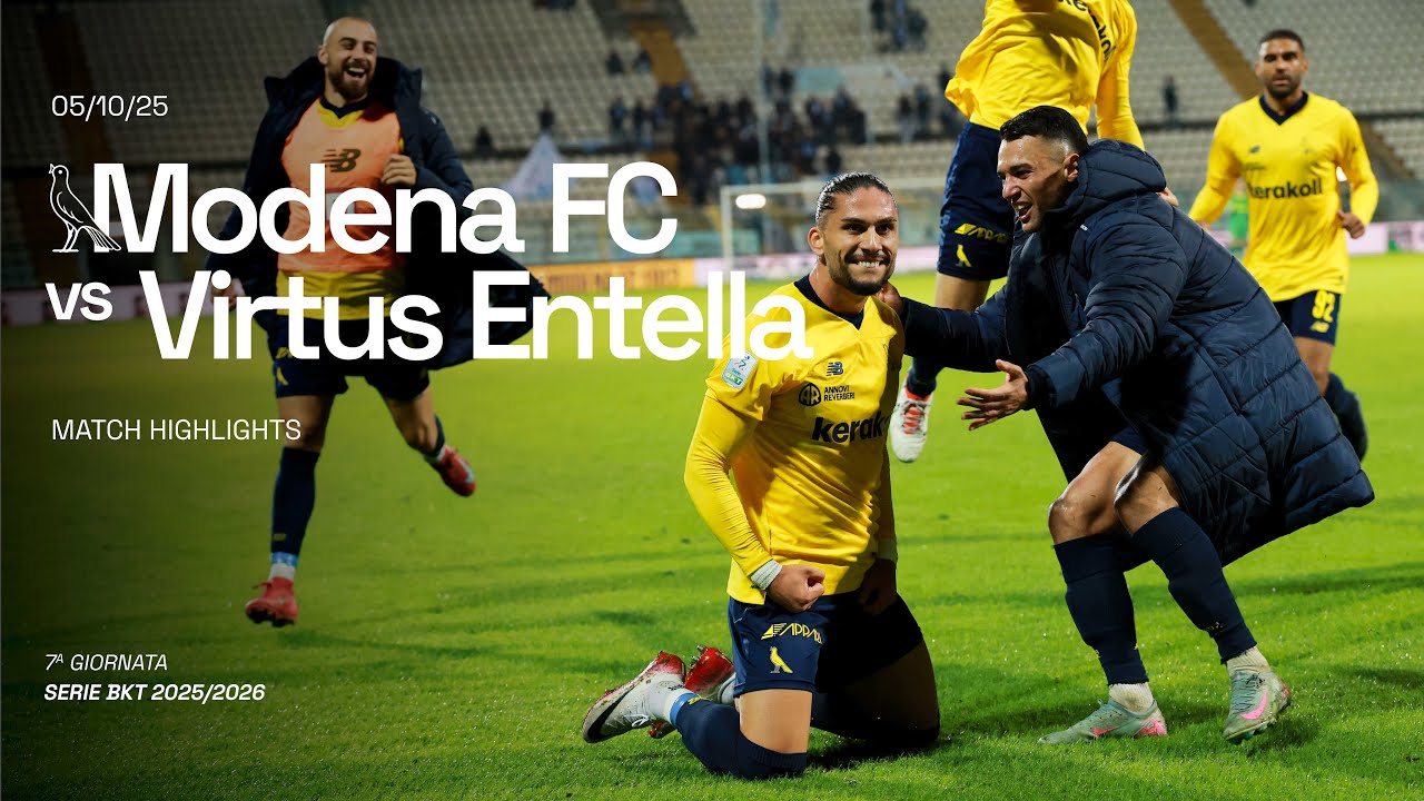 Highlights Serie BKT: Modena - Virtus Entella 2-0