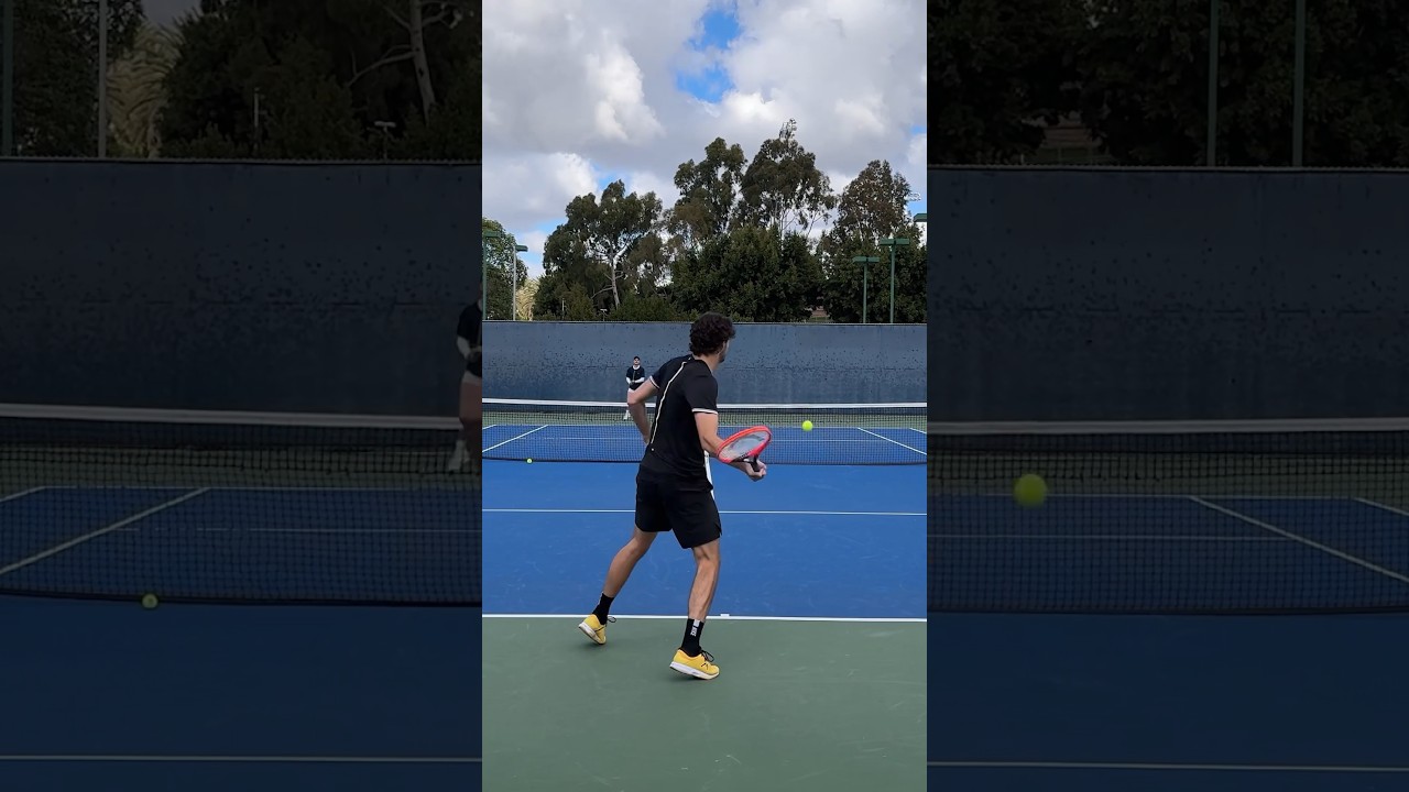 ATP #12 wasn't ready for that early forehand 