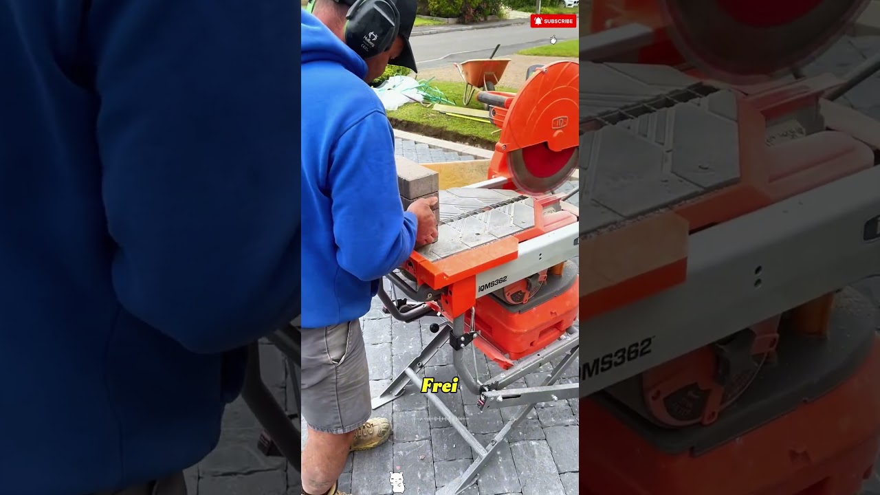 Allein zum Kunden geschickt, ohne Anleitung#pflastern #einbau #handwerk #baustelle #diyprojekt