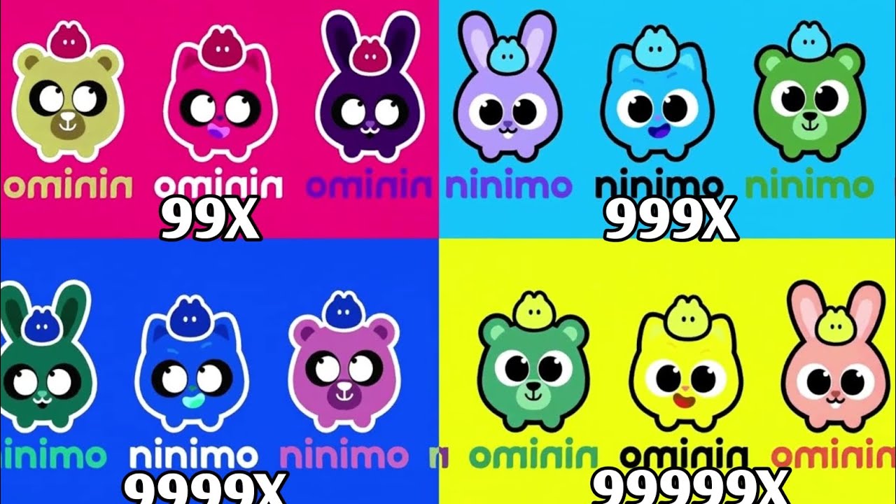 Combined Ninimo And Friends Intro Logo 99999x speed Effects Sparta Pitch Sponsored By Klasky Csupo
