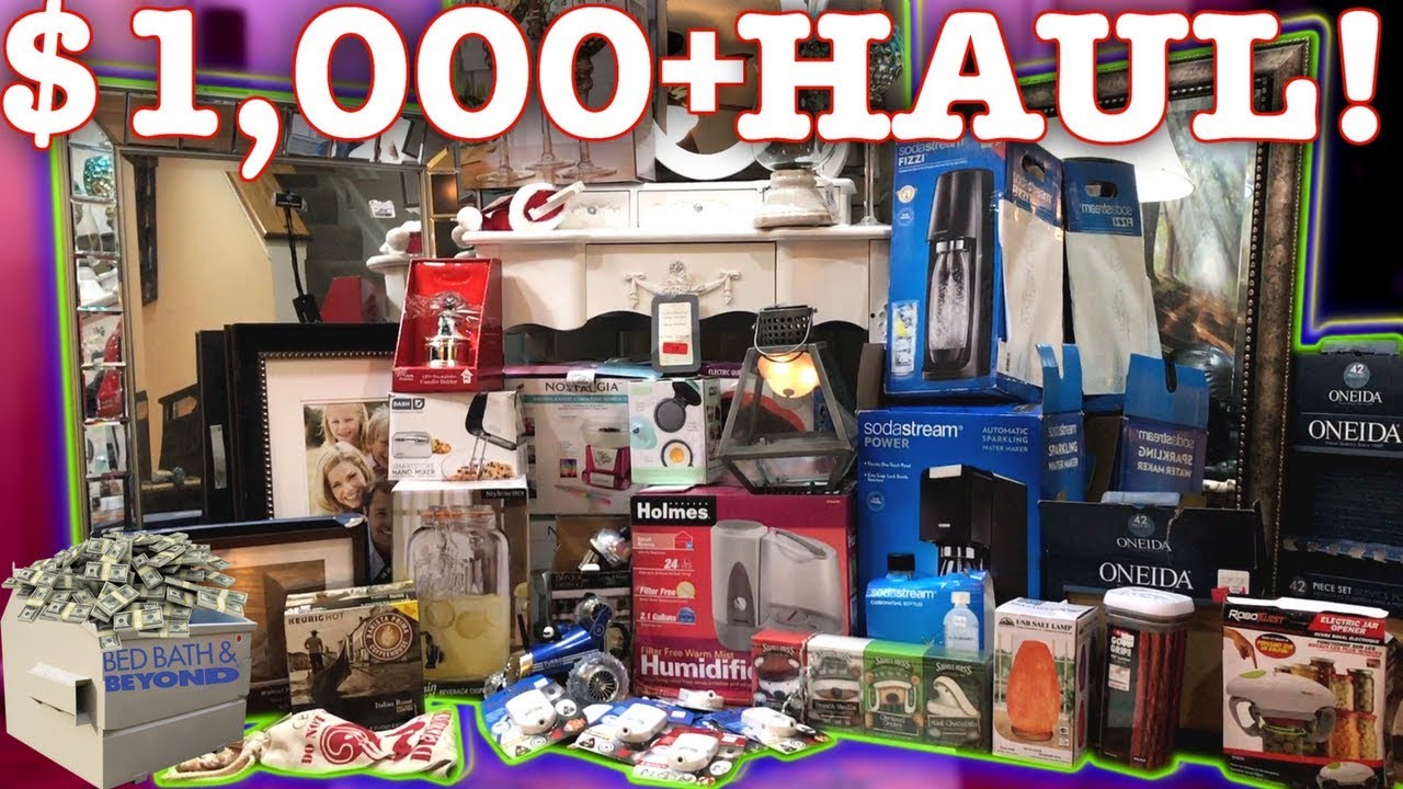 HUGE $1000+ MEGA! BED BATH BEYOND DUMPSTER DIVE JACKPOT HAUL!
