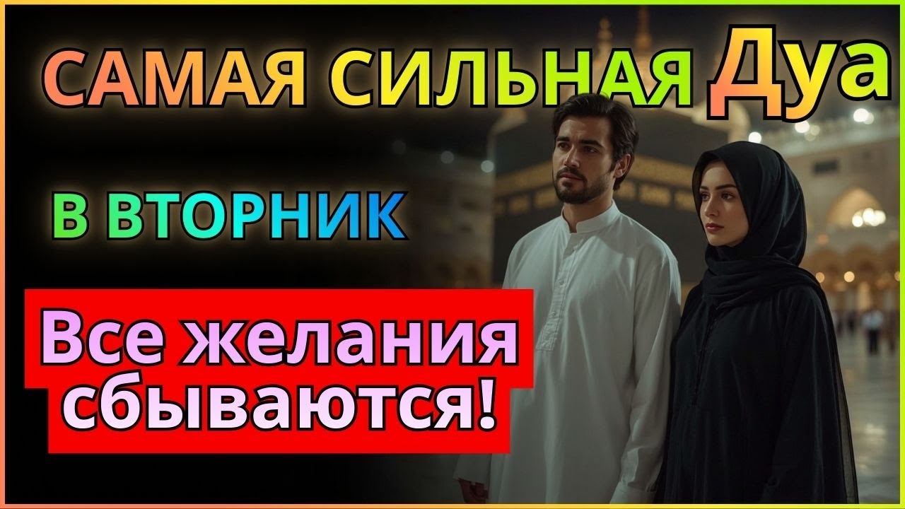 Дуа утром В ВТОРНИК на Удачу деньги всегда будут приходить к вам,ИншаАллах