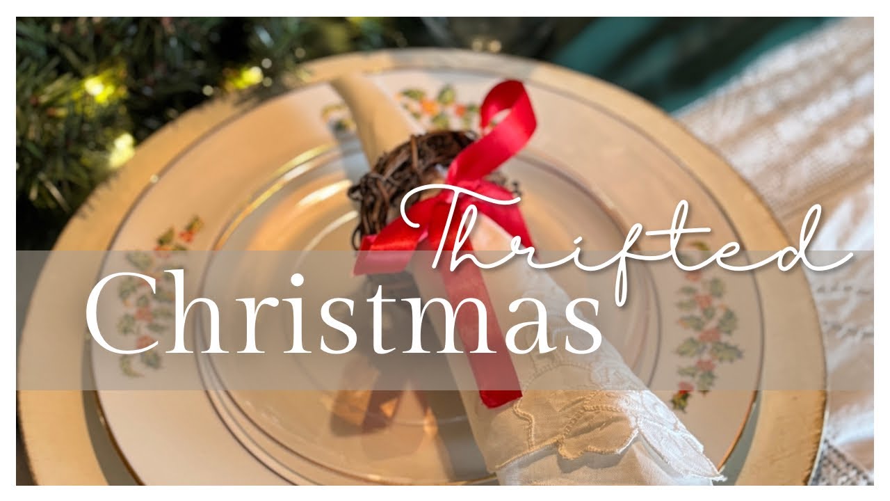 Thrifted Cottage Christmas Decorating | DIY Doily Snowflakes | Homemade Simmer Pot Gift Jars