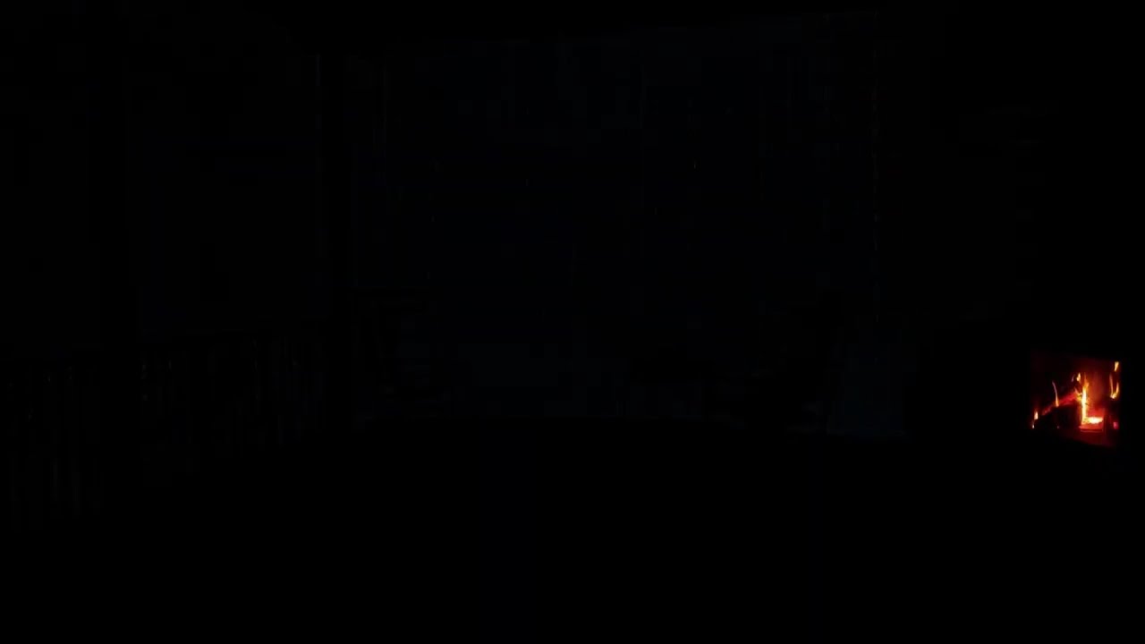 No Ads, 🌧️🔥 Rainy Night on Tin Roof Cabin | Gentle Fireplace, Forest Rain & Soft Thunder Ambience 🌲