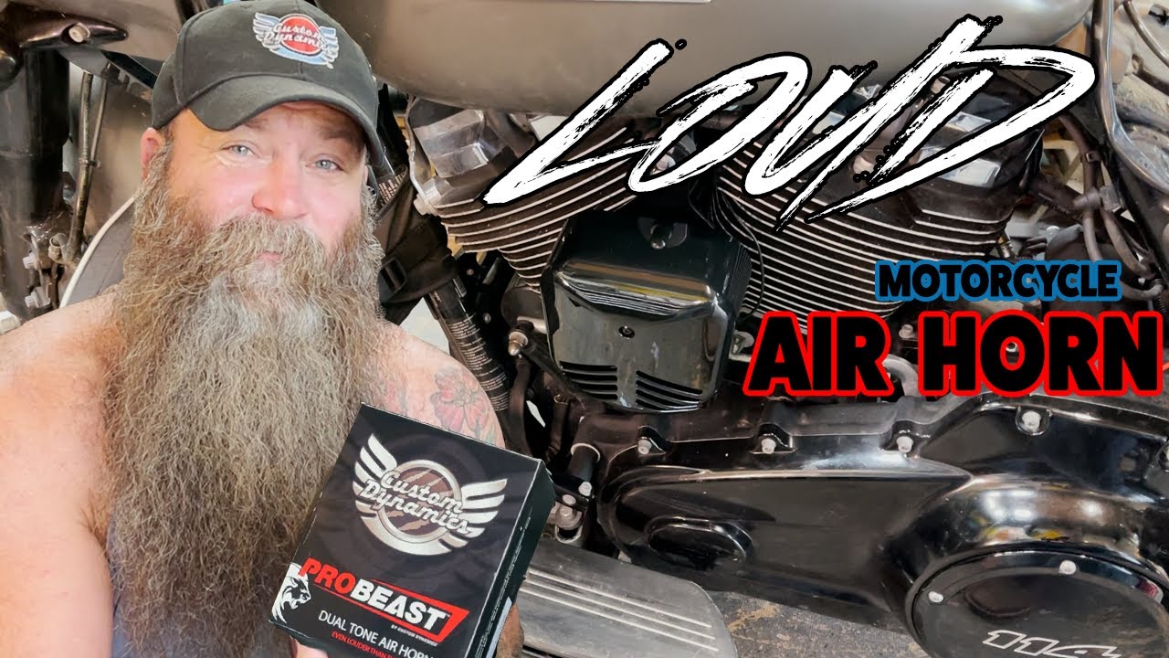 Motorcycle Air Horn after market horns accessories Loud Pipes Loud Horn ProBeast Custom Dynamics