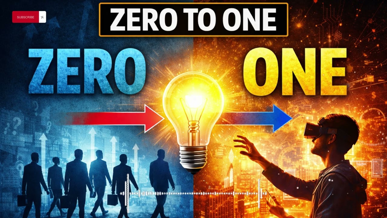 ZERO TO ONE Explained Audiobook| How to Create Something New&Win Without Competition | Book summary
