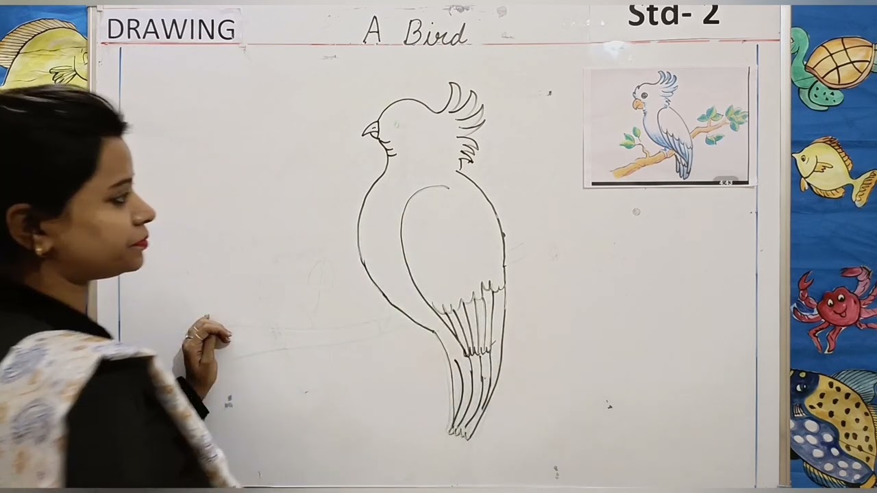 STD-2 (2021-2022) Drawing- A Bird
