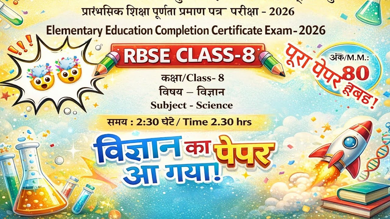 Class 8th science most important questions