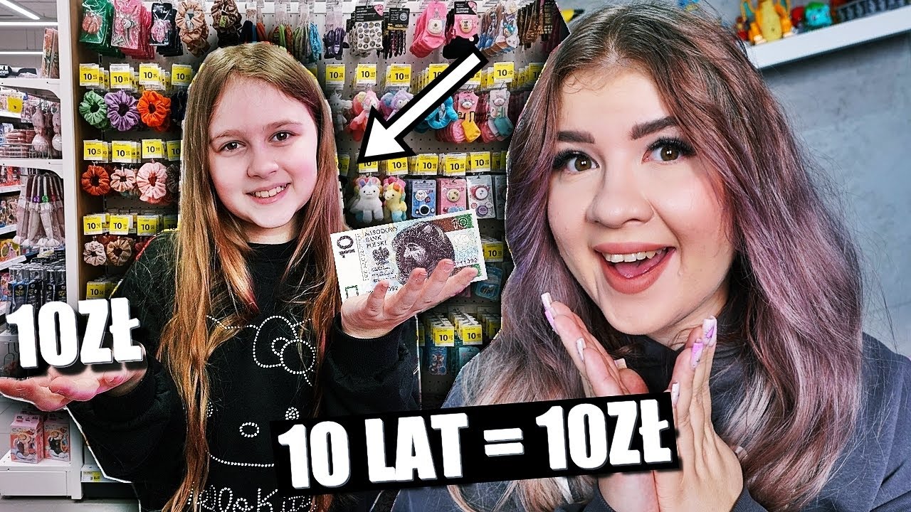 OLIWIA MOŻE WYDAĆ TYLE ILE MA LAT! 😱 10 LAT = 10 ZŁ!