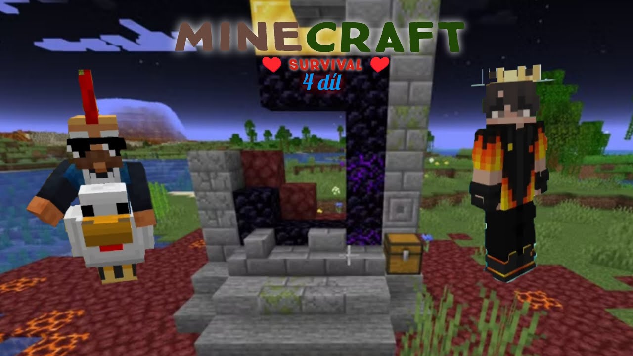 Postavili jsme nový Portál do Netheru!🔥🎲 @KirtapXD | Survival | OverWorld | Minecraft