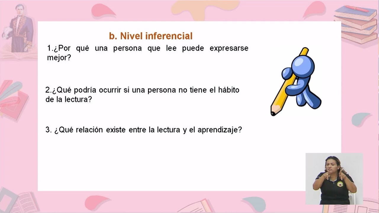 Secundaria | Lengua y Literatura - 8vo Grado | Niveles de comprensión