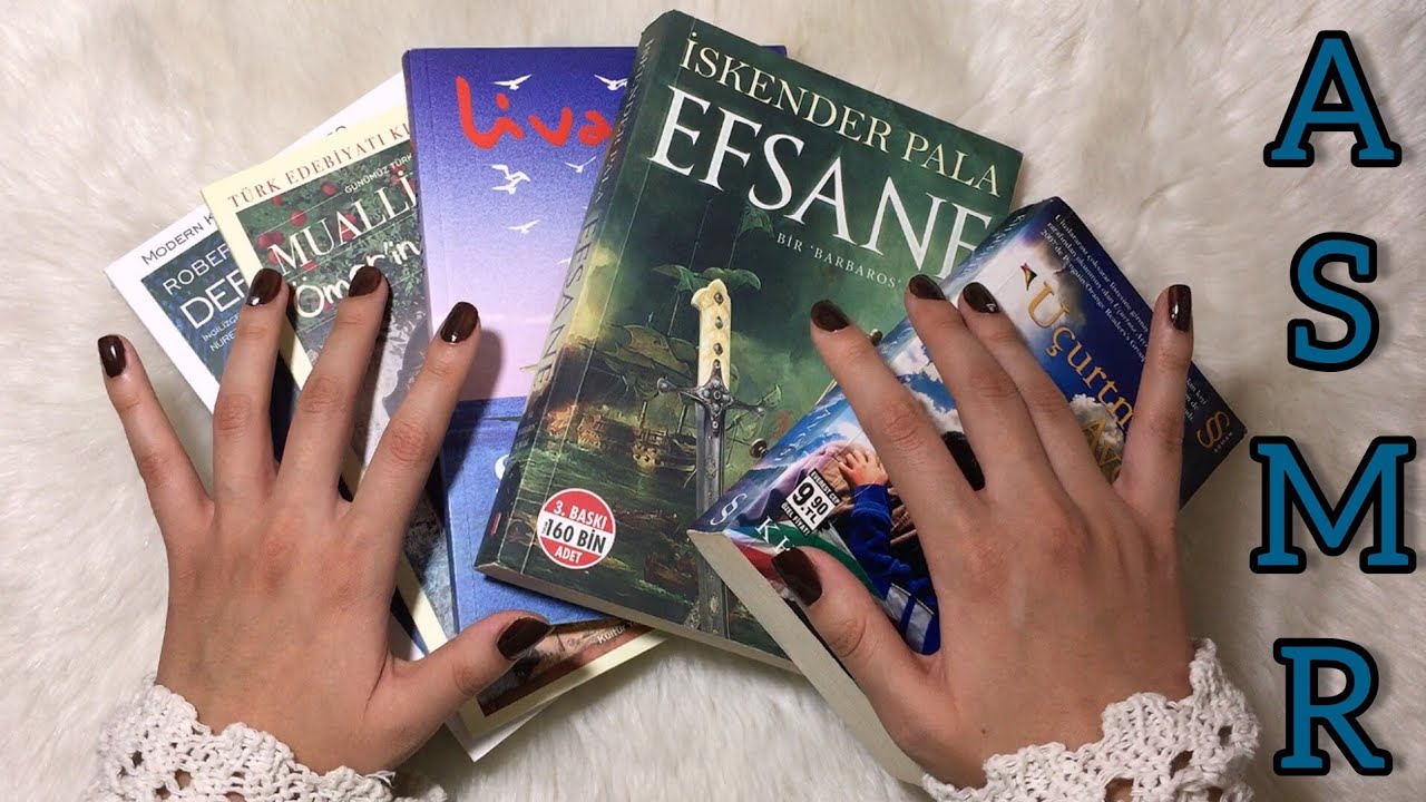 Bakalım kitap kapaklarında neler vaarr / Anlaşılmayan Fısıltı / Ağız sesleri / Türkçe ASMR