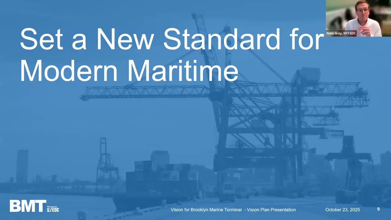 Brooklyn Marine Terminal Virtual Public Meeting #7 – 10/23/25
