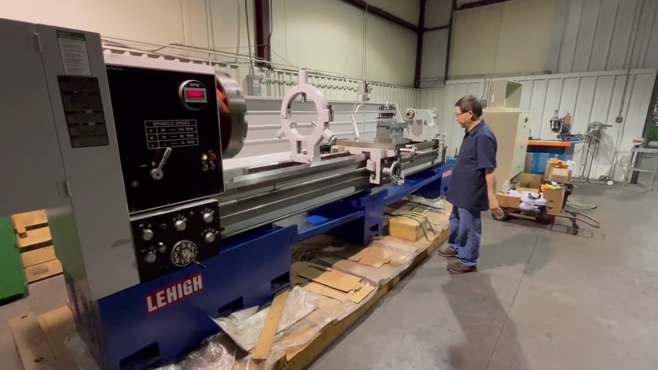 Large Spindle Bore Oil Country Lathe with 9